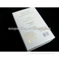 White color paper for perfume box, custom perfume packaging box